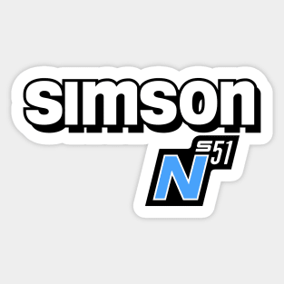 Simson S51 N Logo (v2) Sticker